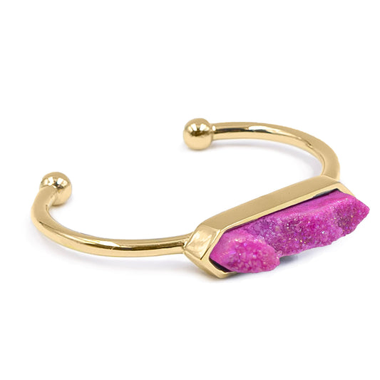 Bangle Collection - Blush Quartz Bracelet (Unique)