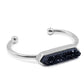 Bangle Collection - Silver Raven Quartz Bracelet