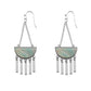 Bianca Collection - Silver Solar Earrings