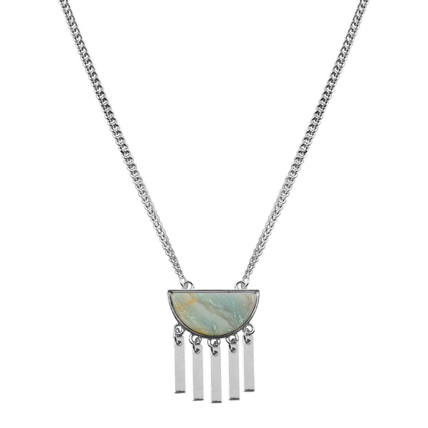 Bianca Collection - Silver Solar Necklace