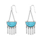 Bianca Collection - Silver Turquoise Earrings