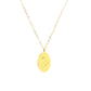 Birth Flower Collection - Daffodil Oval Necklace (March)