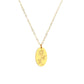 Birth Flower Collection - Rose Oval Necklace (June)