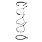Black Sloane Bracelet Stack