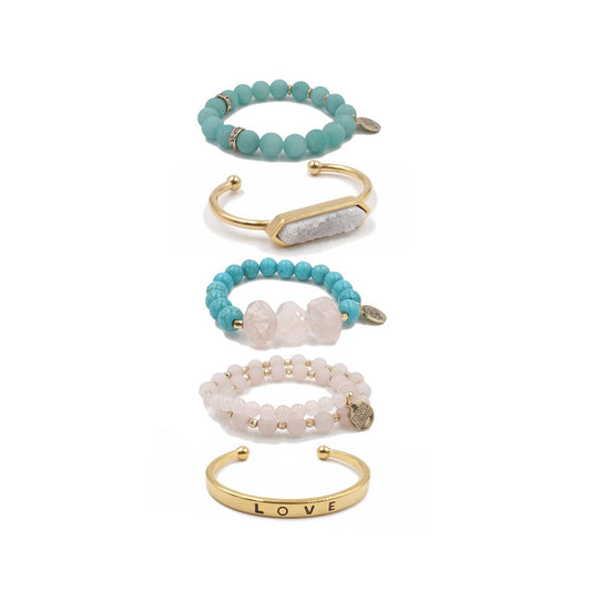 Blush Crush Bracelet Stack
