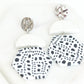 Bonita Collection - Silver Purdy Earrings