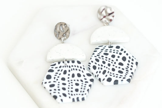 Bonita Collection - Silver Purdy Earrings
