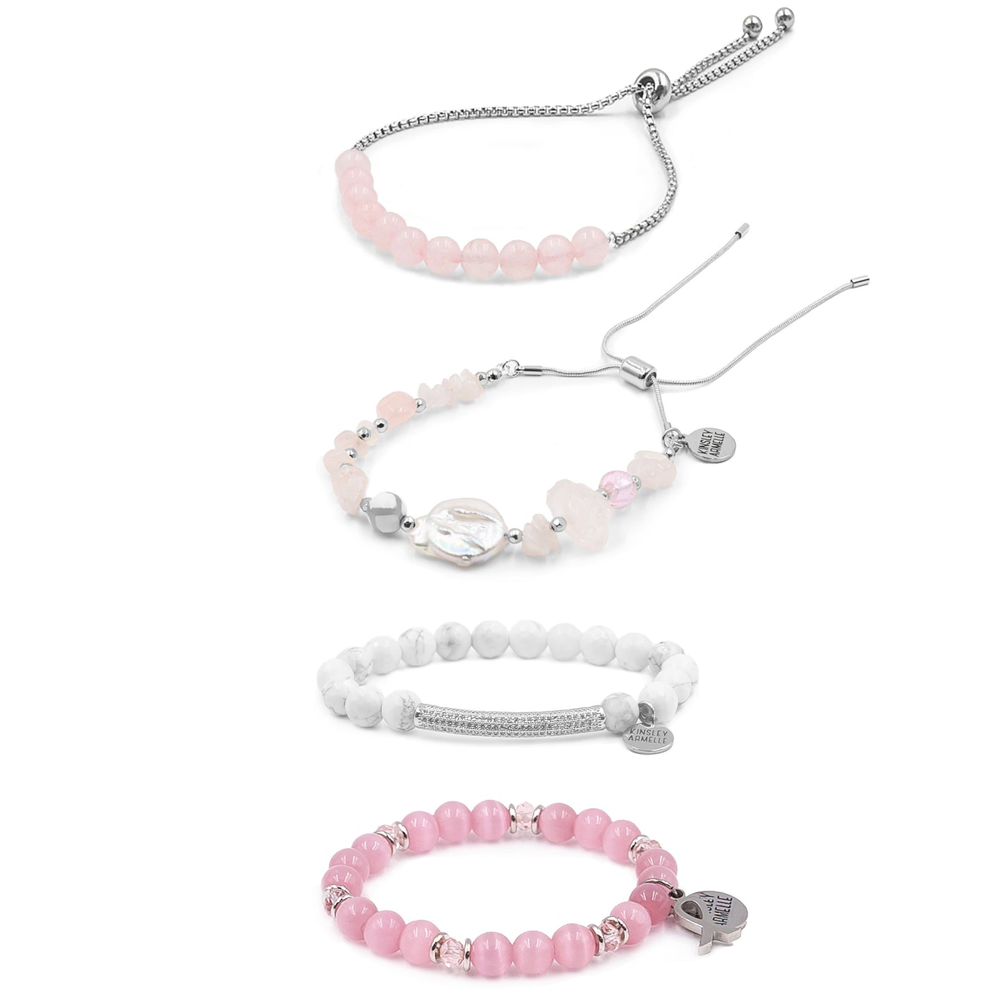 Silver Brielle Bracelet Stack