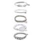 Silver Clarity Bracelet Stack
