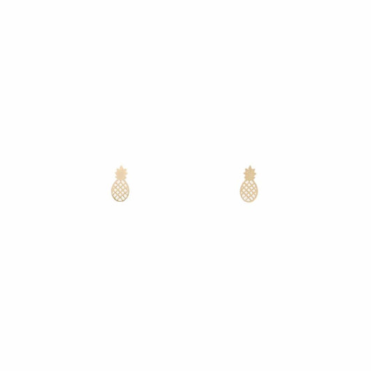 Pineapple Collection - Gold Stud Earrings
