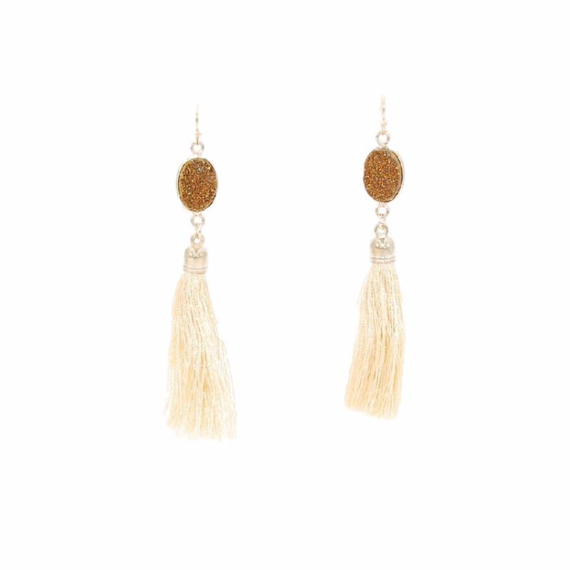 Fringe Collection - Bridal Heath Drop Earrings