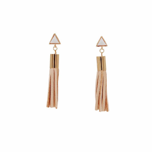 Tassel Collection - Tawny Drop Earrings