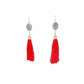 Fringe Collection - Candy Apple Drop Earrings