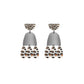 Doris Collection - Gunmetal Kamilah Earrings