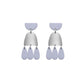 Doris Collection - Silver Lilac Earrings