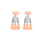 Doris Collection - Silver Sherbet Earrings