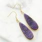 Druzy Collection - Royal Quartz Drop Earrings
