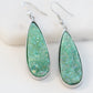 Druzy Collection - Silver Jade Quartz Drop Earrings