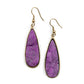 Druzy Collection - Royal Quartz Drop Earrings (Unique)