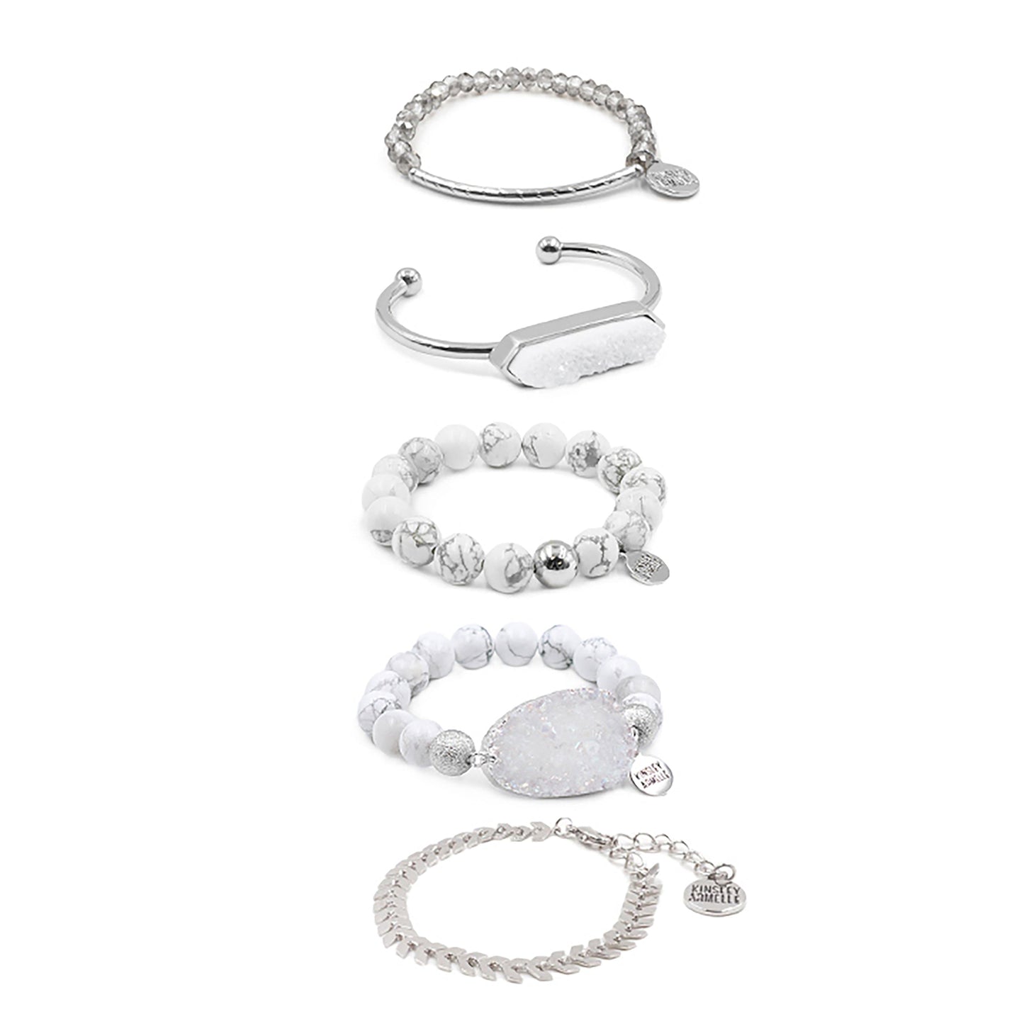 Silver Eira Bracelet Stack
