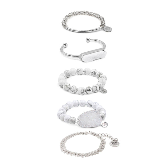 Silver Eira Bracelet Stack