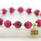Farrah Collection - Raspberry Wine Bracelet
