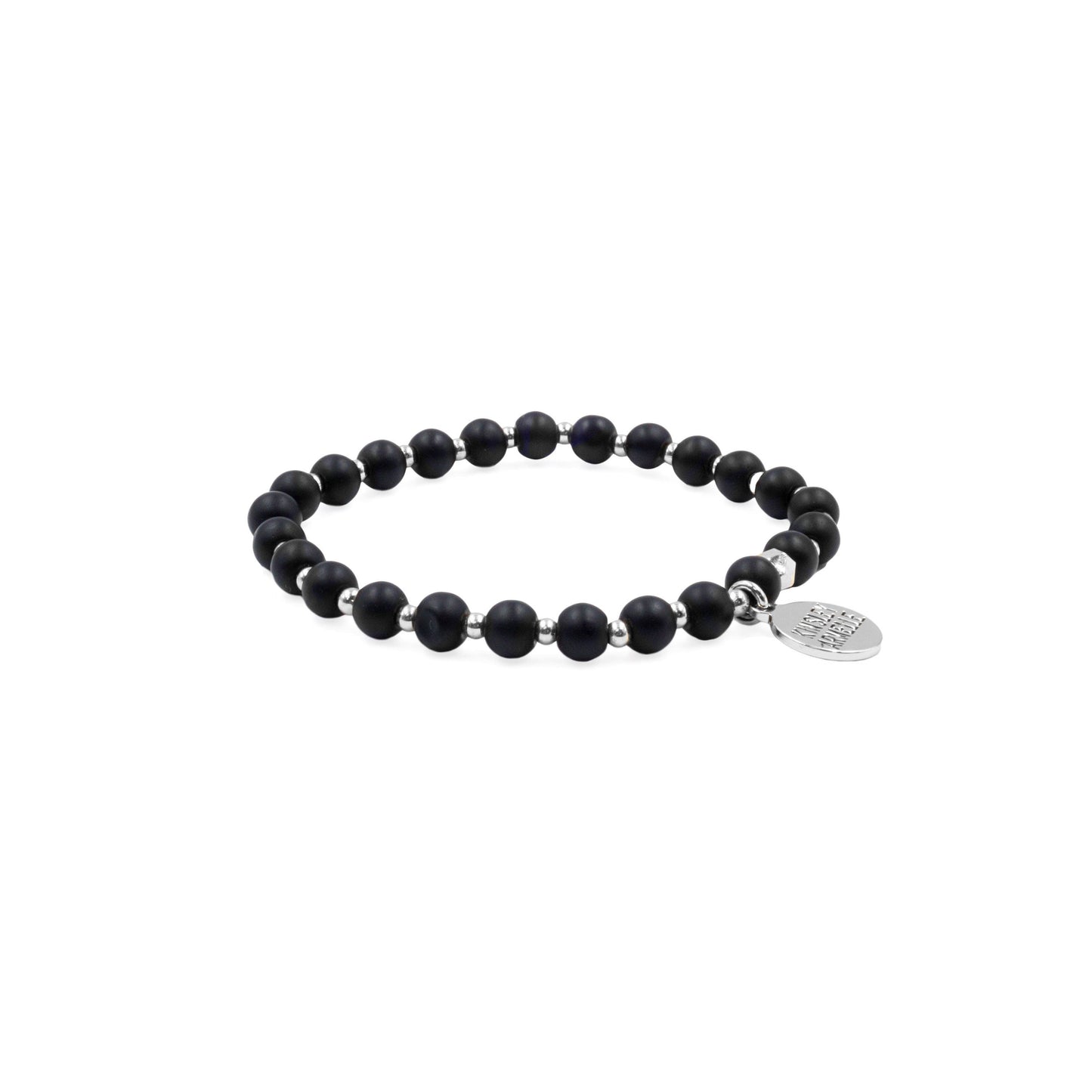 Farrah Collection - Silver Coal Bracelet