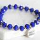 Peyton Collection - Silver Cobalt Bracelet