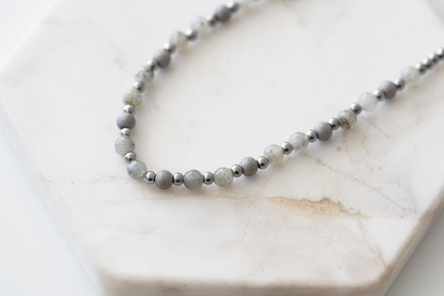 Farrah Collection - Silver Haze Necklace