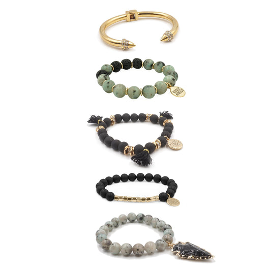 Fern Bracelet Stack