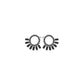 Finley Collection - Silver Raven Earrings
