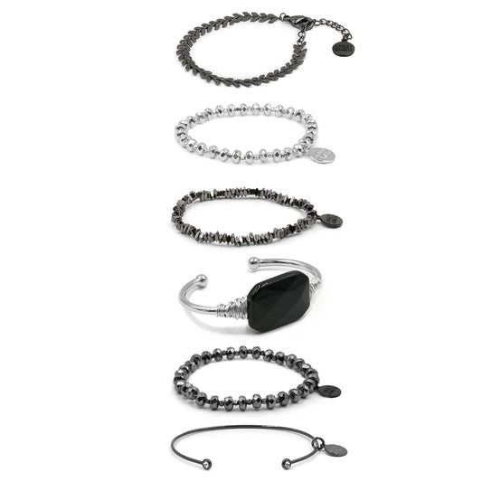 Full Moon Bracelet Stack