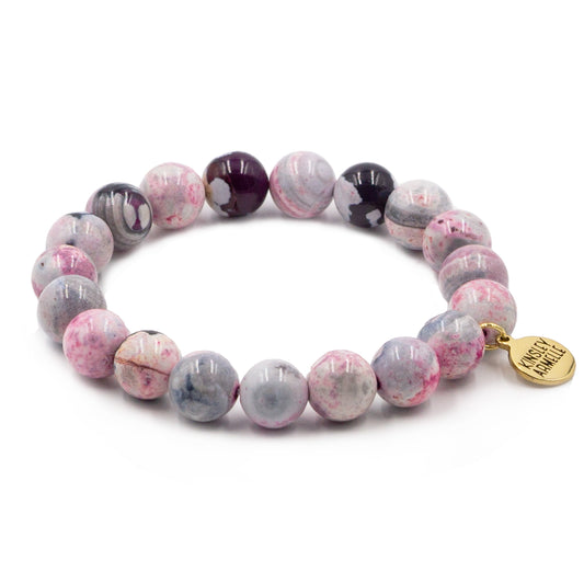 Gabrielle Collection - Fuchsia Ash Bracelet