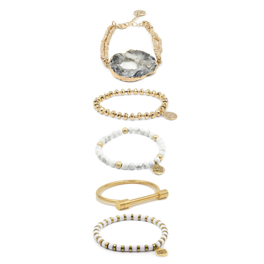 Gardenia Bracelet Stack