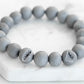 Geode Collection - Frost Silver Bracelet