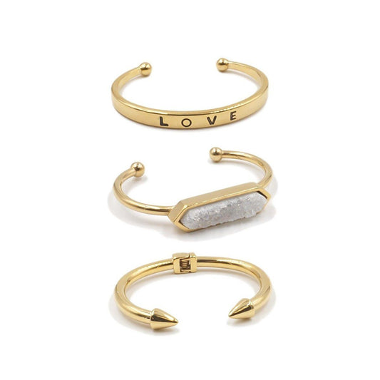 Gilded Bracelet Stack