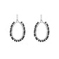 Glam Collection - Silver Raven Earrings