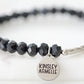 Glory Collection - Silver Coal Bracelet