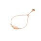 Goddess Collection - Rose Gold Laurel Leaf Clasp Bracelet