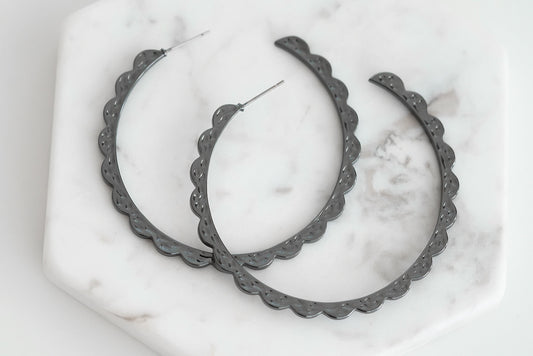 Goddess Collection - Black Athena Earrings