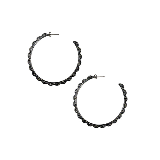 Goddess Collection - Black Athena Earrings