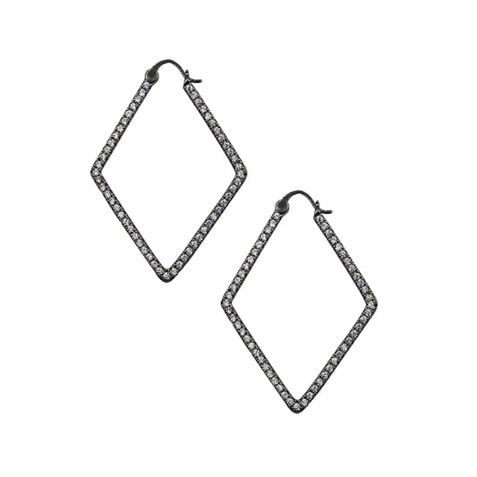 Goddess Collection - Black Bling Maddox Earrings