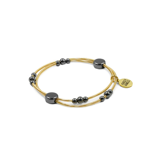 Goddess Collection - Black Flake Bracelet