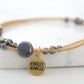 Goddess Collection - Black Flake Bracelet