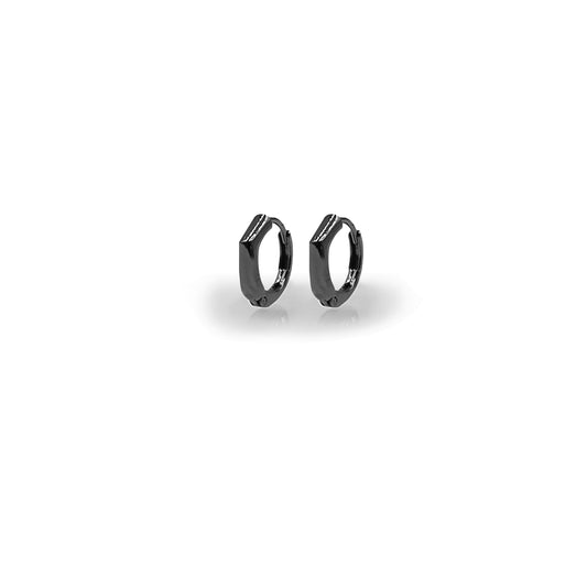 Goddess Collection - Black Omega Earrings
