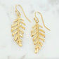 Goddess Collection - Laurel Leaf Drop Earrings