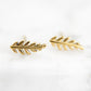 Goddess Collection - Petite Laurel Leaf Stud Earrings