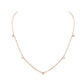Goddess Collection - Rose Gold Tron Necklace
