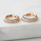 Goddess Collection - Rose Gold Andy Earrings