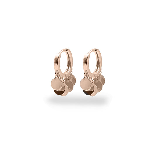 Goddess Collection - Rose Gold Esmeralda Earrings